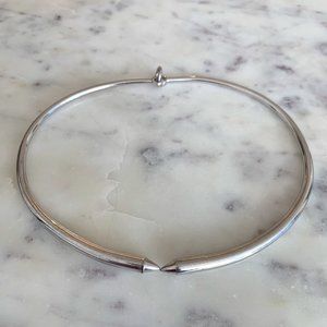 Eddie Borgo Silver Hinged Choker